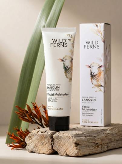 Wild Ferns Lanolin Facial Moisturiser SPF 30 80ml